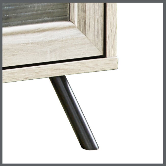 56-inch TV Stand with 4 Doors Accent Cabinet, , alternate image number null