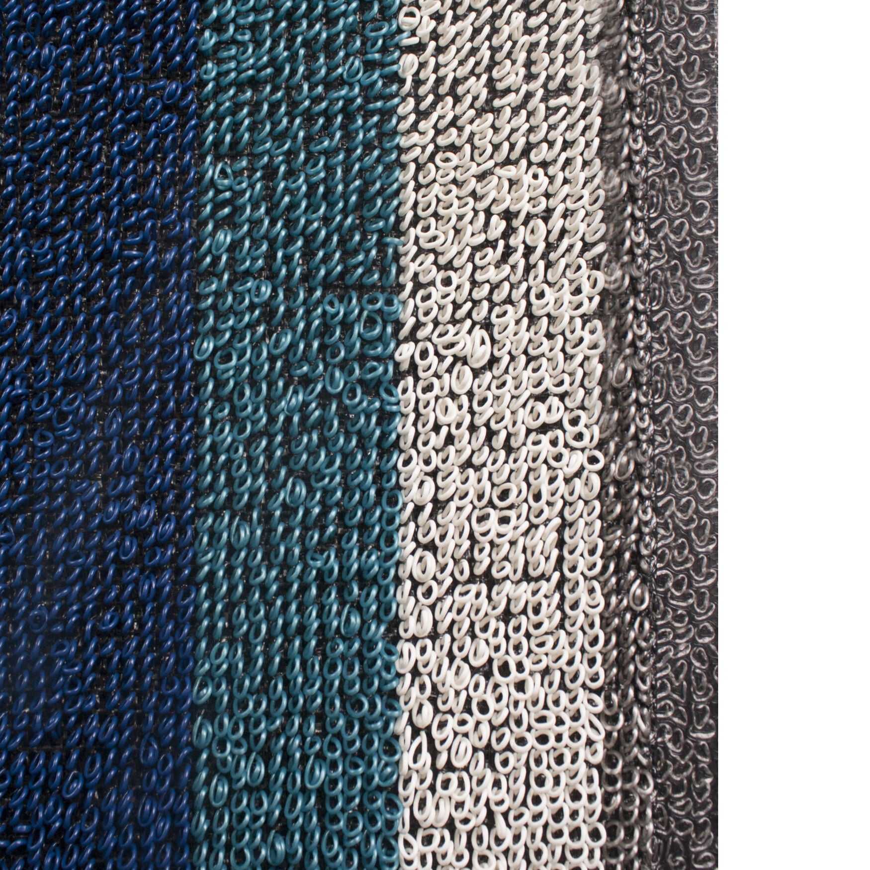 Striped Tufted Indoor Outdoor Floor Mat Floor Mat, , on-hover image number 1