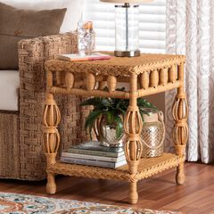 Dolby Natural Rattan End Table