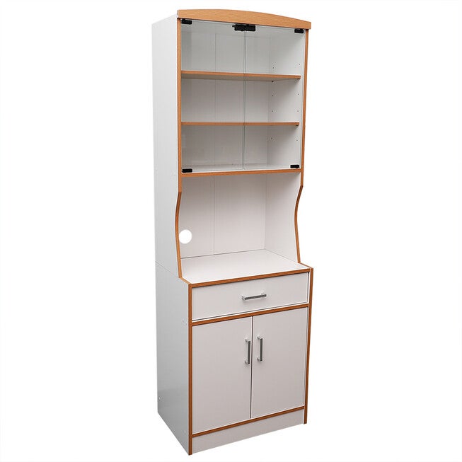 Home Basics Large Wood Microwave Cabinet, , alternate image number 3