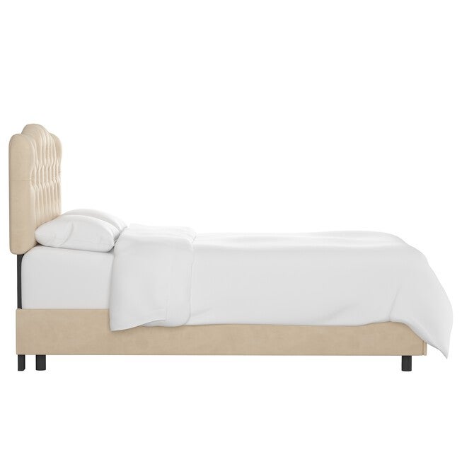 Velvet Tufted Bed, , alternate image number 2