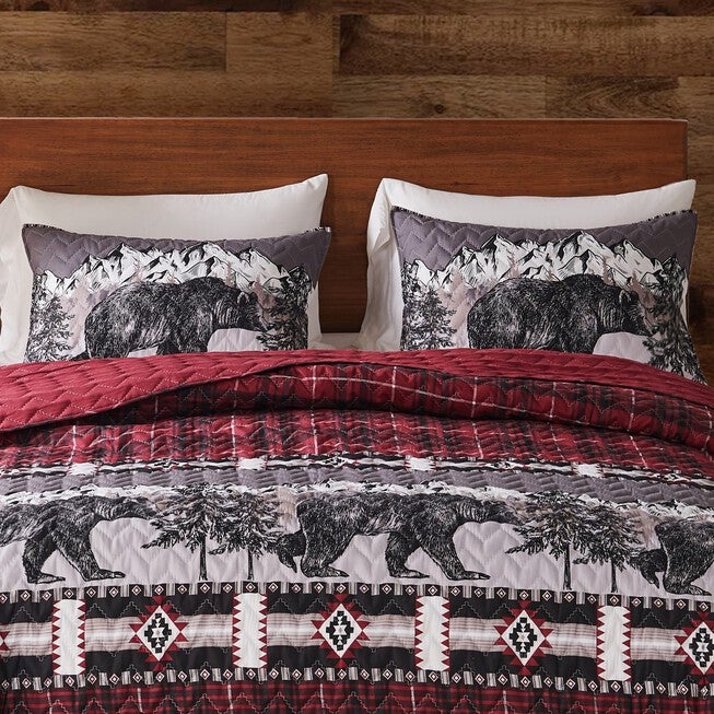 Timberline Quilt And Pillow Sham Set, , alternate image number 2