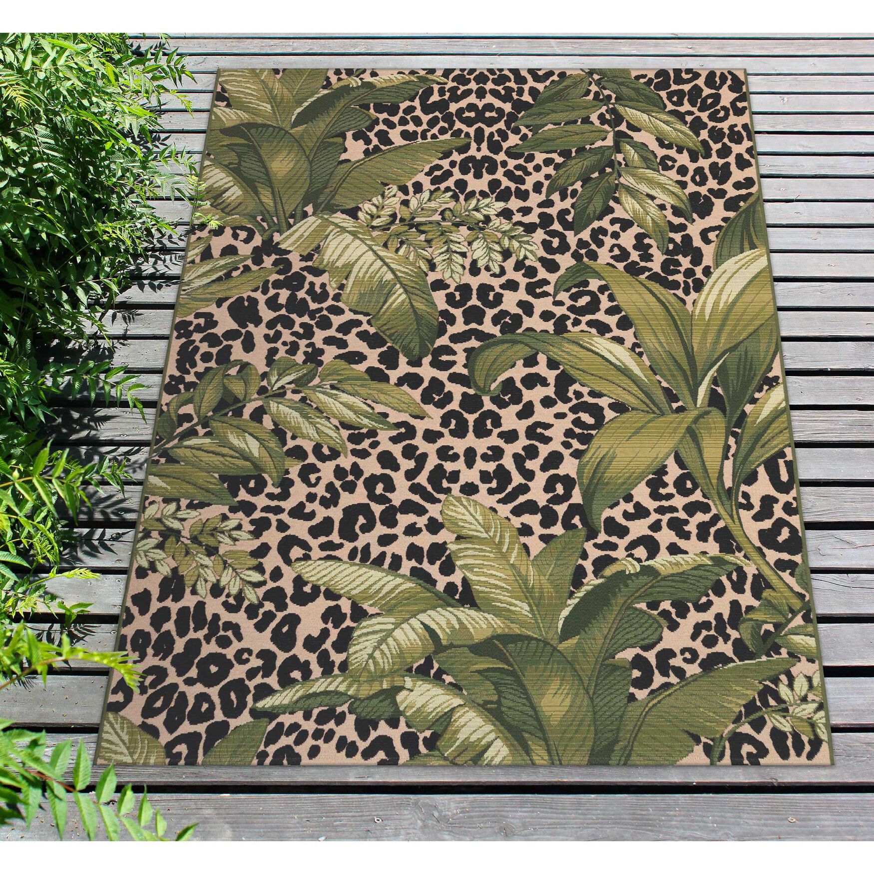 Liora Manne Marina Safari Indoor/Outdoor Rug 23 inchesX7 feet 6 inches, , alternate image number 8
