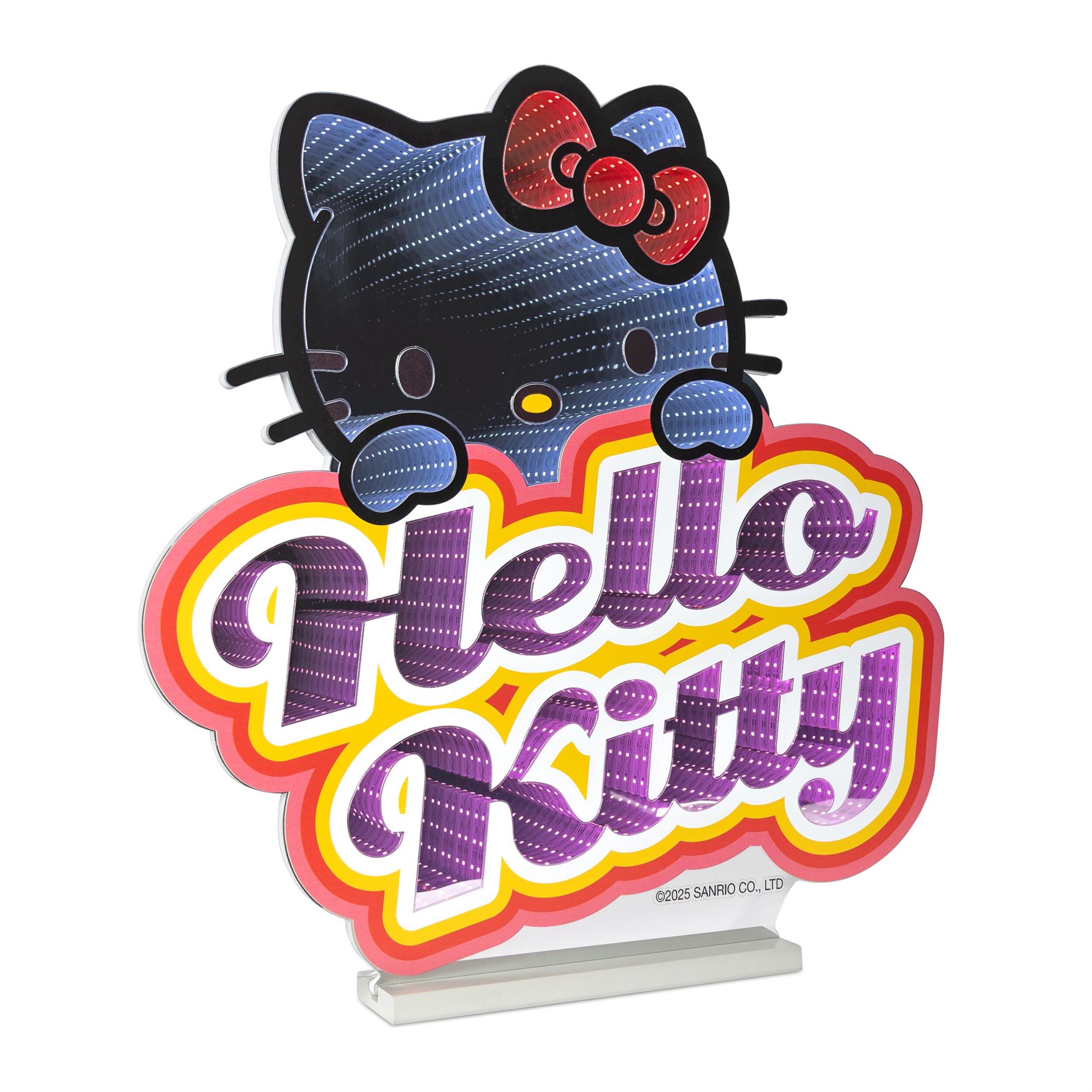 Hello Kitty&reg;?  Logo Ekkolight 24 inchesH, PINK WHITE RED, hi-res image number 0