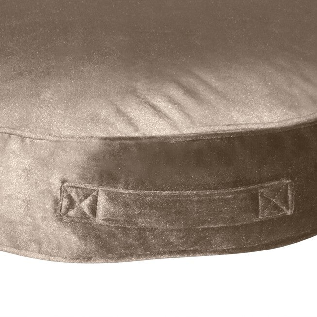 Panne Velvet Round Floor Pillow , , alternate image number 2
