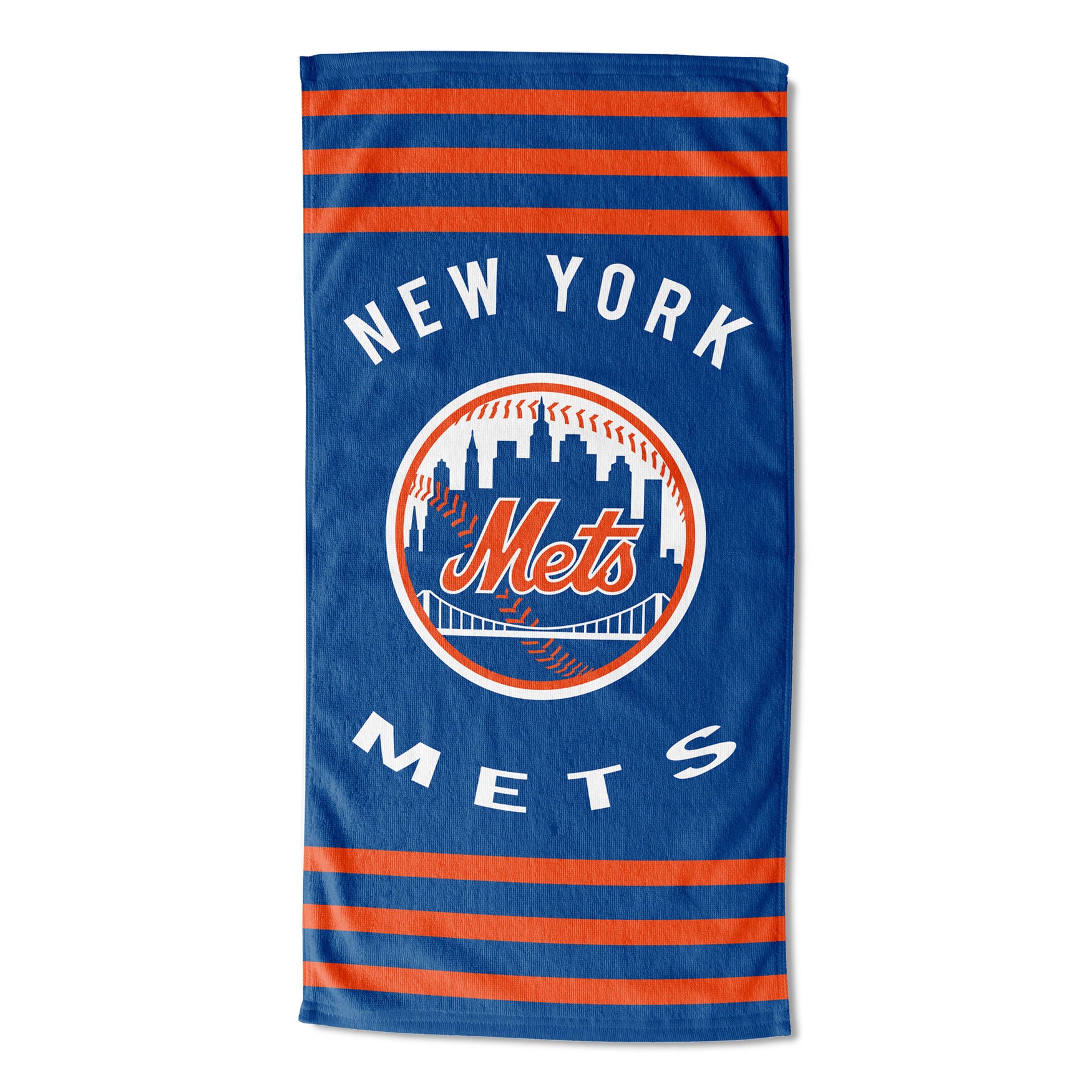 Mets Stripes Beach Towel, MULTI, hi-res image number 0