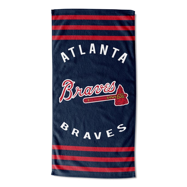 Braves Stripes Beach Towel, MULTI, hi-res image number 0