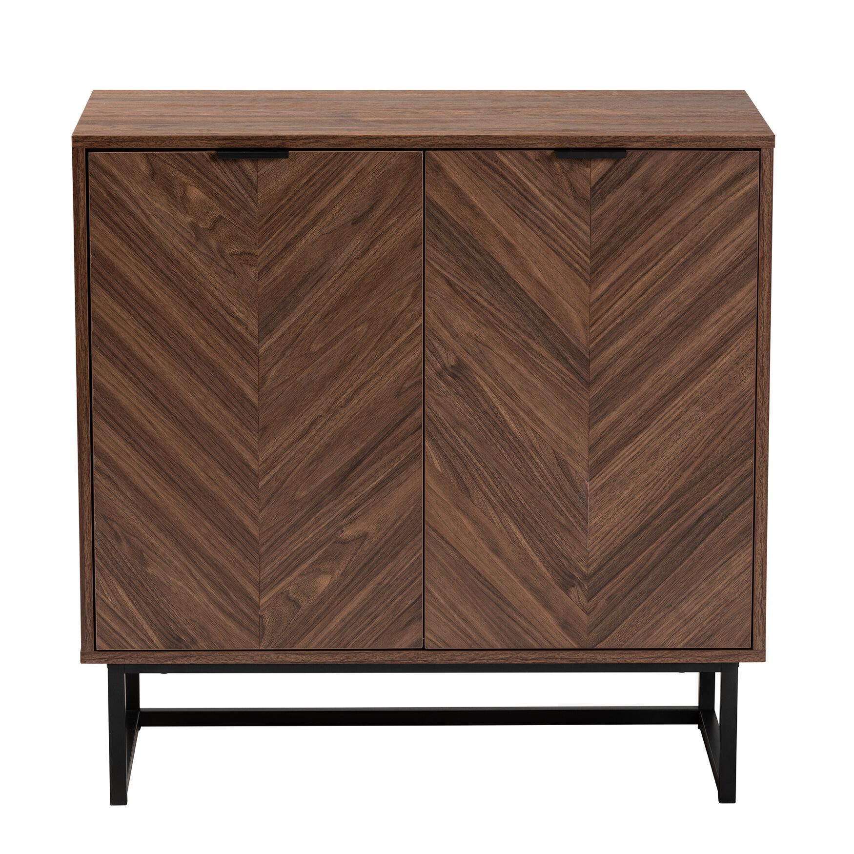 Sadia Modern Walnut Brown Finished Wood Storage Cabinet, , alternate image number 8