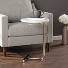 Glenmaro Round C Table, WHITE, hi-res image number null