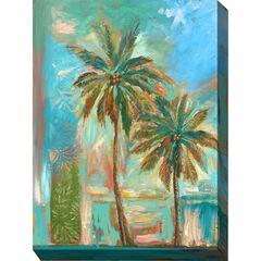 Modern Palms #1 Outdoor Wall Art