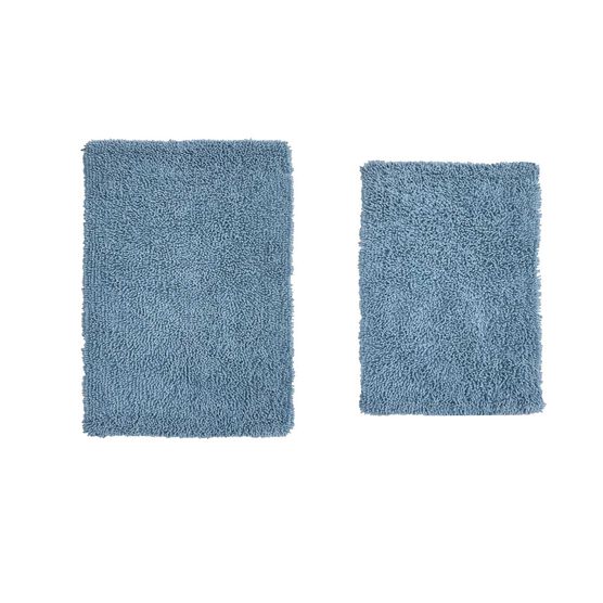 Fantasia 2 Piece Set Bath Rug Collection, BLUE, hi-res image number null
