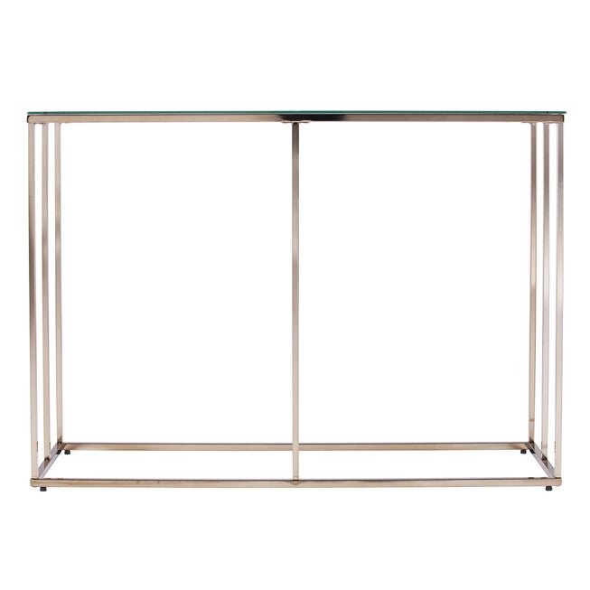 Nicholance Contemporary Glass-Top Console Table, , alternate image number 1