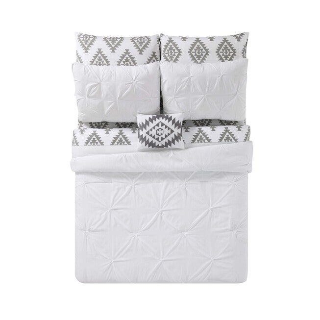 Pueblo Pleated Bed In A Bag, , on-hover image number 1