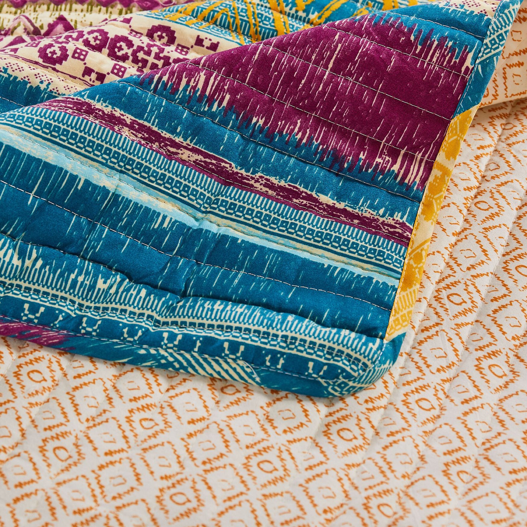 Southwest Quilted Throw Blanket, , alternate image number 6