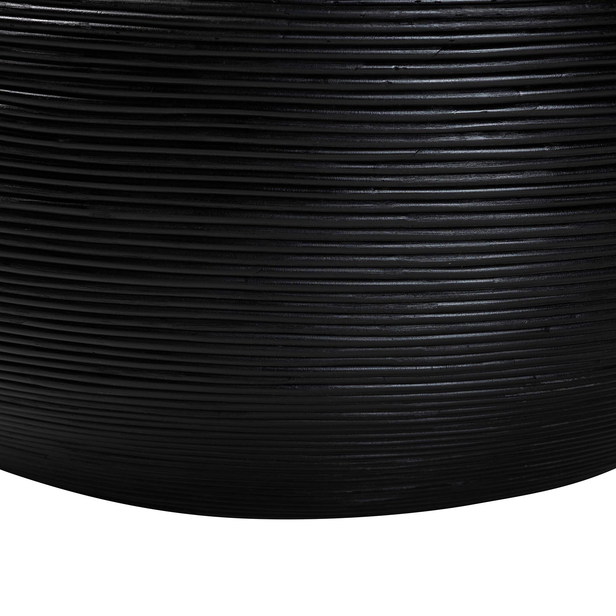 Tokyo Laminated Natural Rattan Coffee Table, Black, BROWN, alternate image number 3