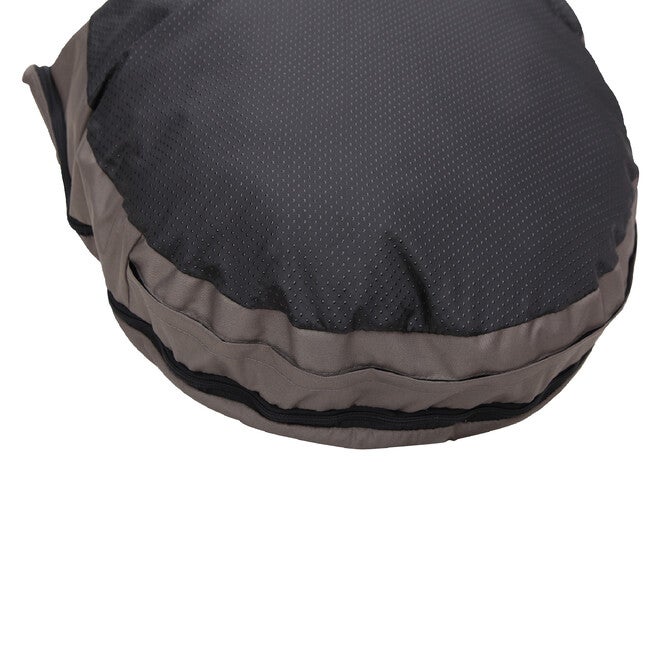 Happycare Tex Durable Oxford to Sherpa Pet Cave and Round Pet Bed, 25 inches, with Removable top and Insert,Gray, , alternate image number 4