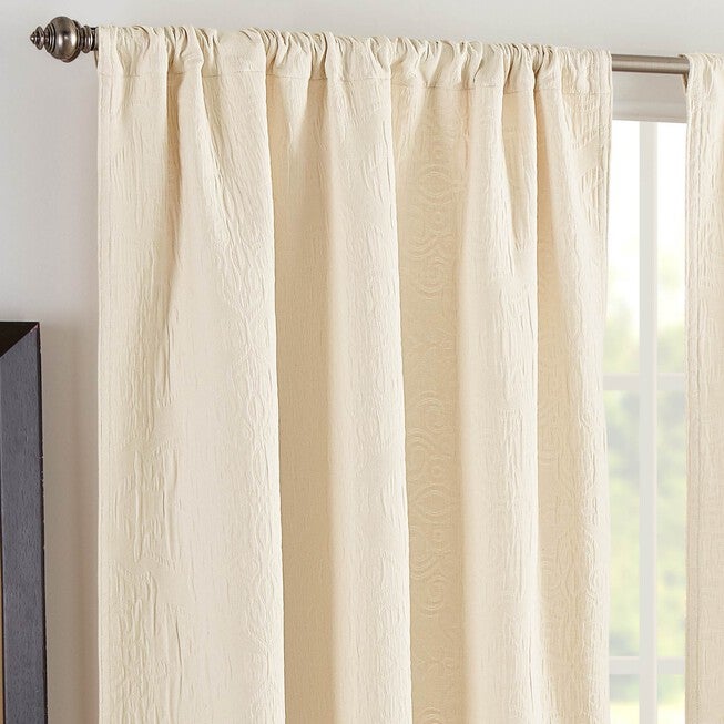 Raphaela European Matelassé Window Panel Pair, , on-hover image number 1