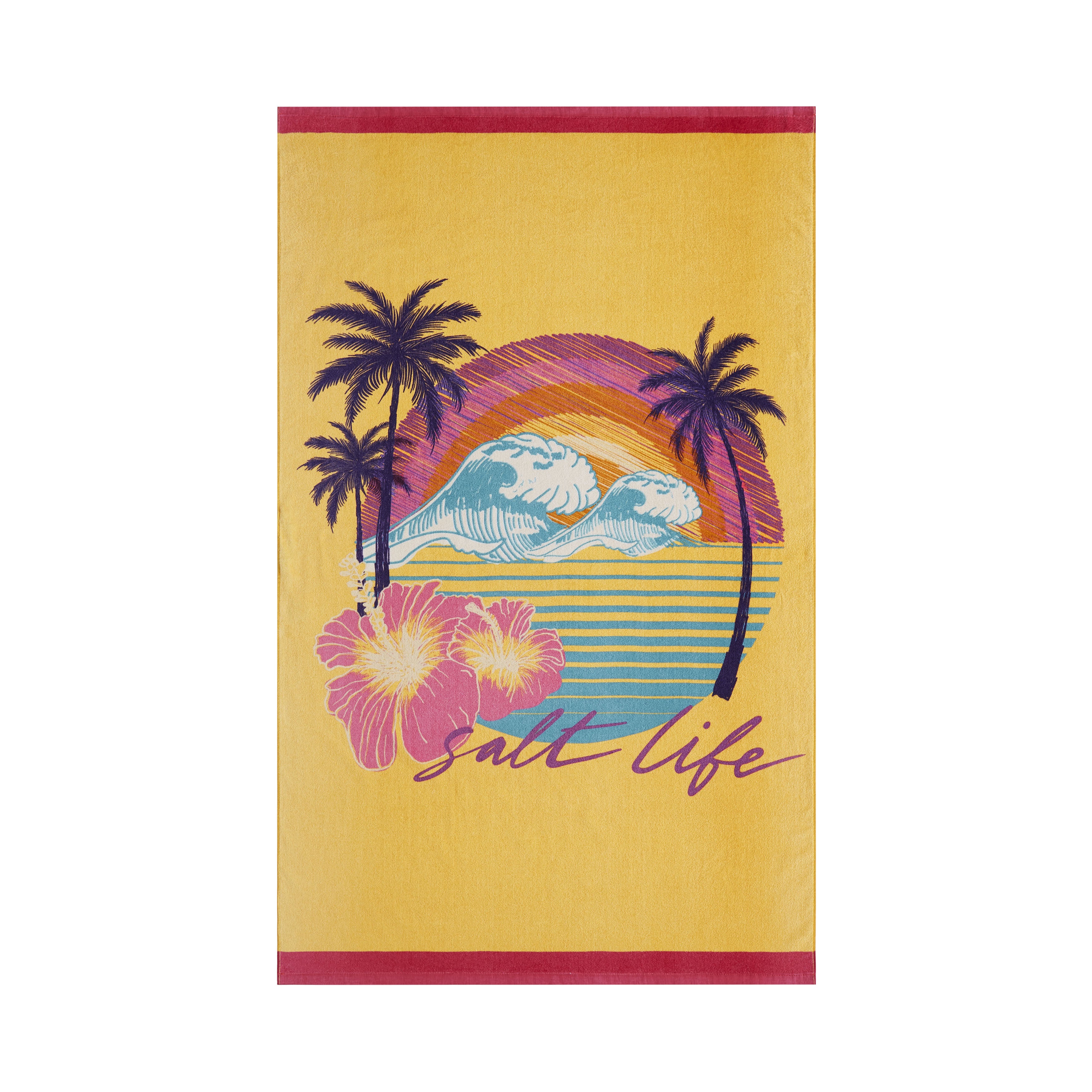 Good Times Beach Towel, ORANGE, alternate image number 3