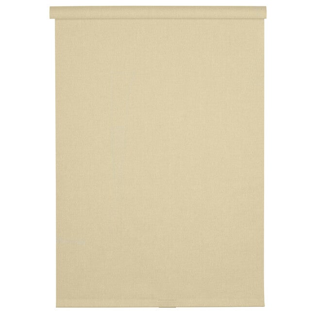 Linen Look Thermal Fabric Cordless Roller Shade, NATURAL, hi-res image number 0