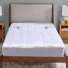76" x 80" White King Heated Mattress Pad