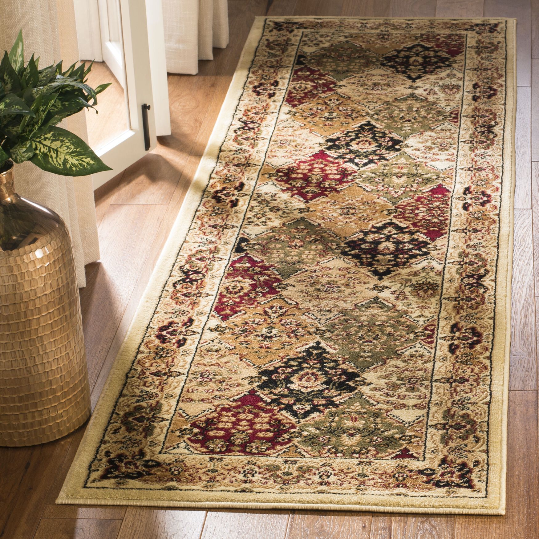 Lyndhurst Multi / Ivory 2'-3 inches X 8' Runner Rug, , on-hover image number 1