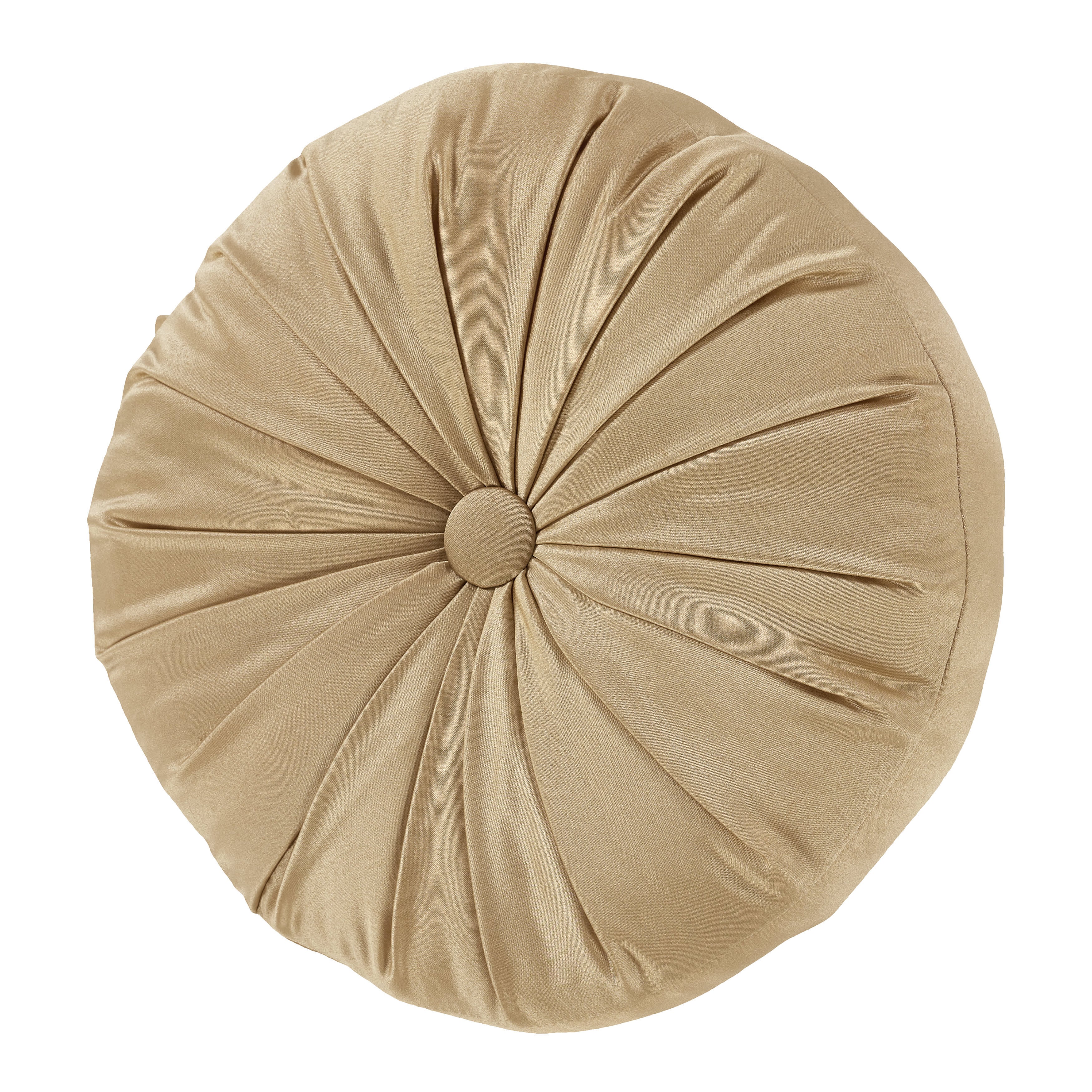 Potenza Round Decorative Throw Pillow, GOLD, hi-res image number null