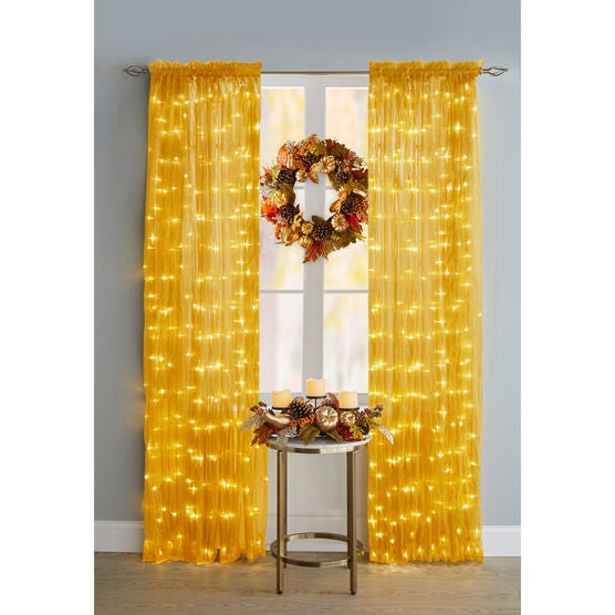84" Pre-Lit Rod-Pocket Curtain Panel, , alternate image number null