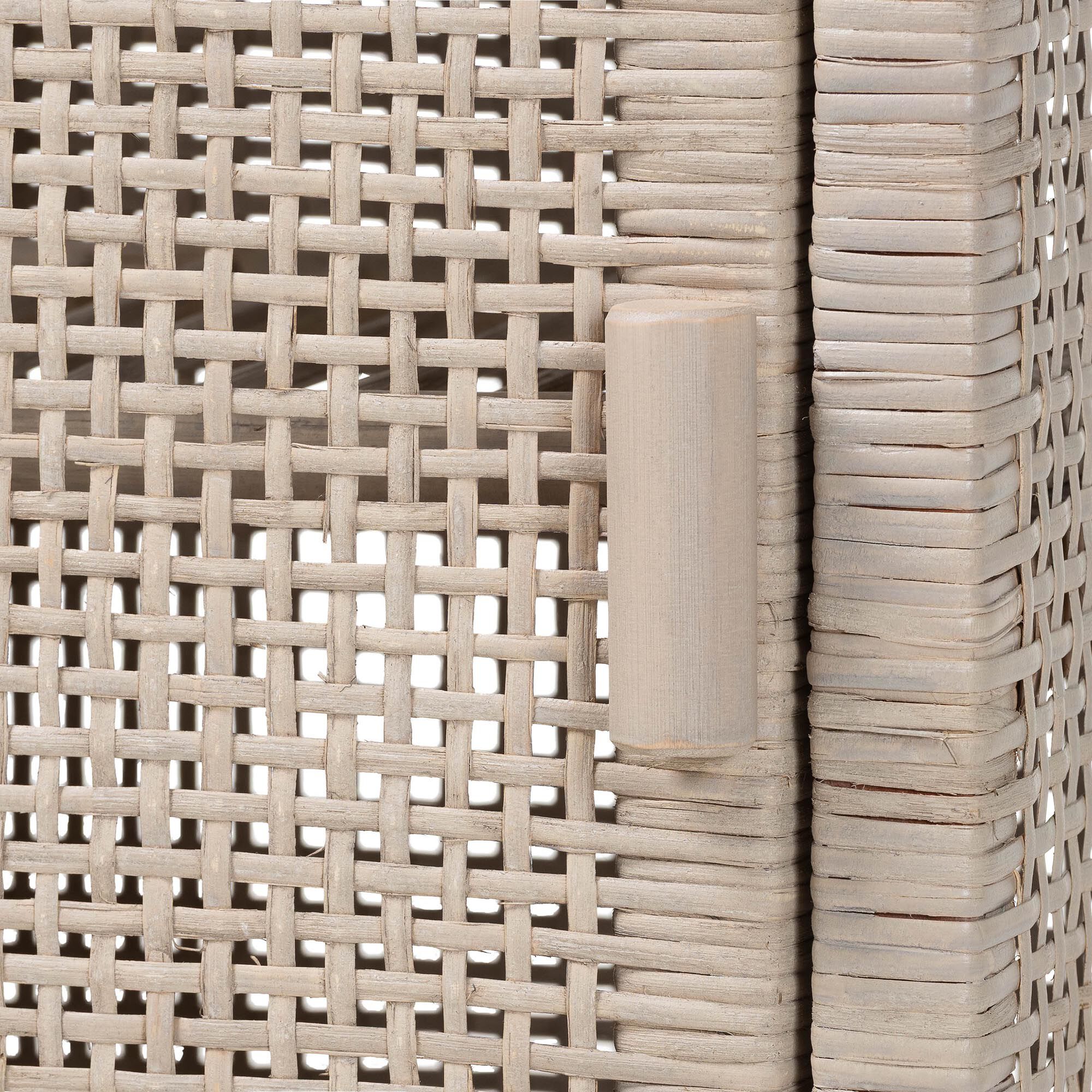 Vivan Natural Rattan Nightstand, GREY, alternate image number 6