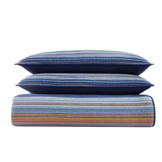 Met Stripe Yarn Dye 3 Piece Quilt Set, , alternate image number 5