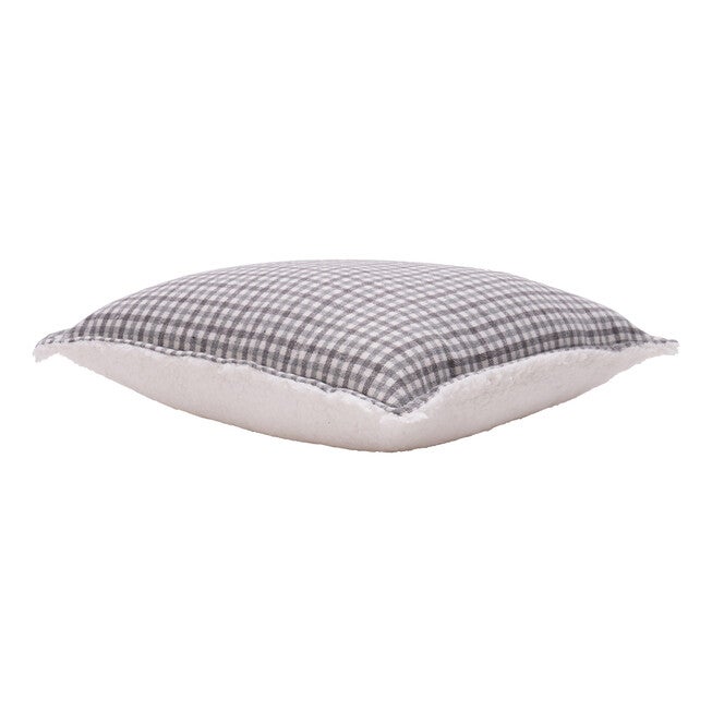 Brenner Plaid Reversible To Sherpa Pillow, , on-hover image number 1