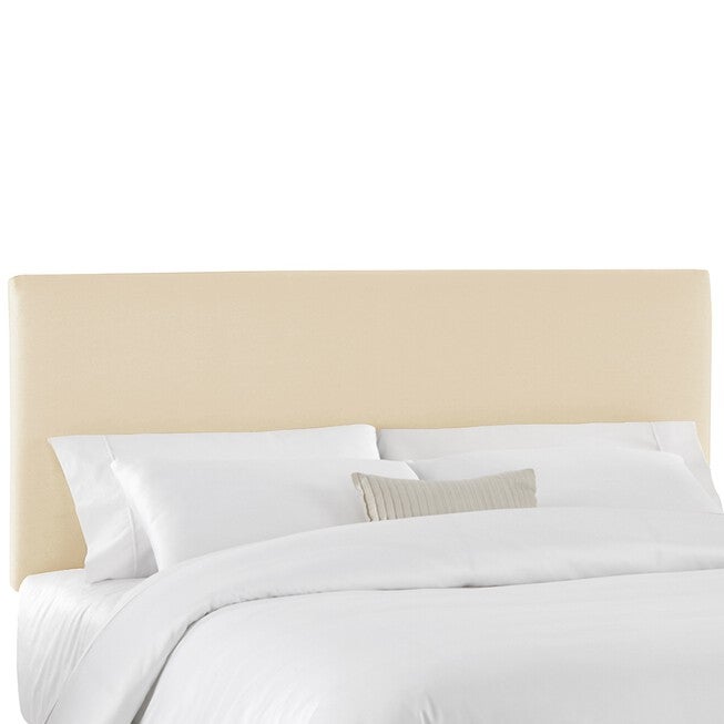 Twill Upholstered Headboard, TWILL NATURAL, hi-res image number 0