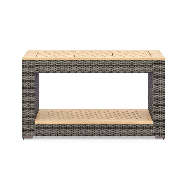 Boca Raton Outdoor Sofa Table, BROWN, hi-res image number null