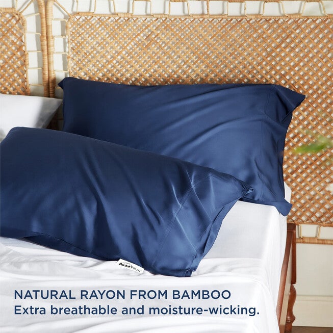 Doctor Pillow Royal Arcalass Pillowcase -Set of 2 Navy, BLUE, on-hover image number null