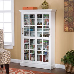 Sliding Door Media Cabinet