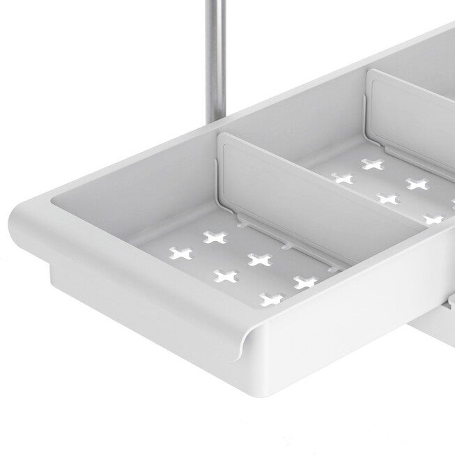2 Shelf Under Sink Organizer W/ Drawer, , alternate image number null