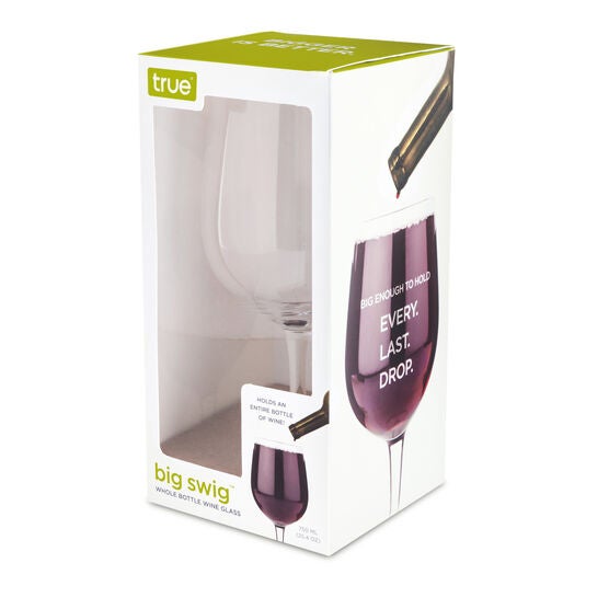 Big Swig: Full Bottle Wine Glass, , alternate image number null