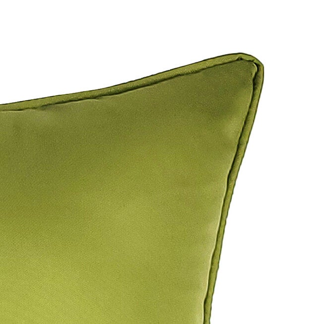 Edie @ Home Indoor/Outdoor Bold Embroidered Bird Decorative Throw Pillow 18X18, Leaf Multi, , alternate image number null