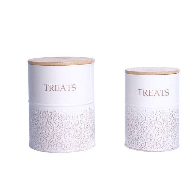 Dog Treat Canister - White Swan (Set Of 2), , alternate image number 3