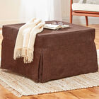 350 lbs. Weight Capacity Sleeper Ottoman, BROWN, hi-res image number null