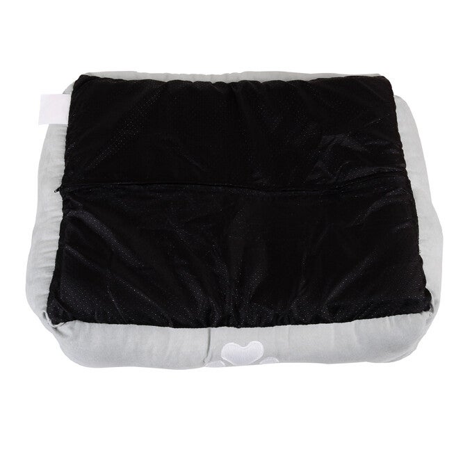 Orthopedic rectangle bolster Pet Bed,Dog Bed, super soft plush, Medium 25x21 inches BLUE, , alternate image number null
