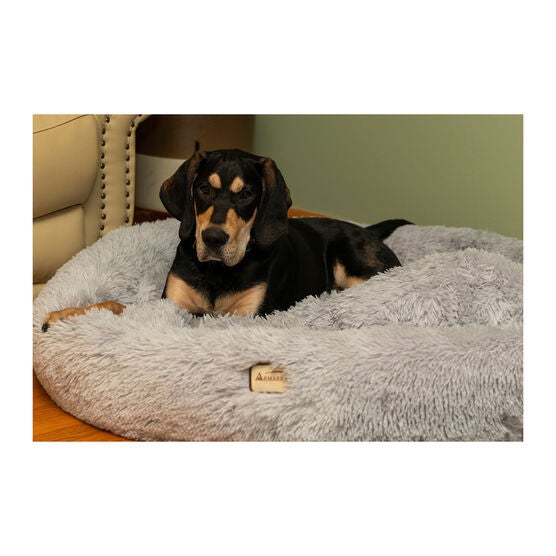 Armarkat Extra Large, Fluffy Gray Round Cat Bed - C71Nhs Cat Bed, , alternate image number null