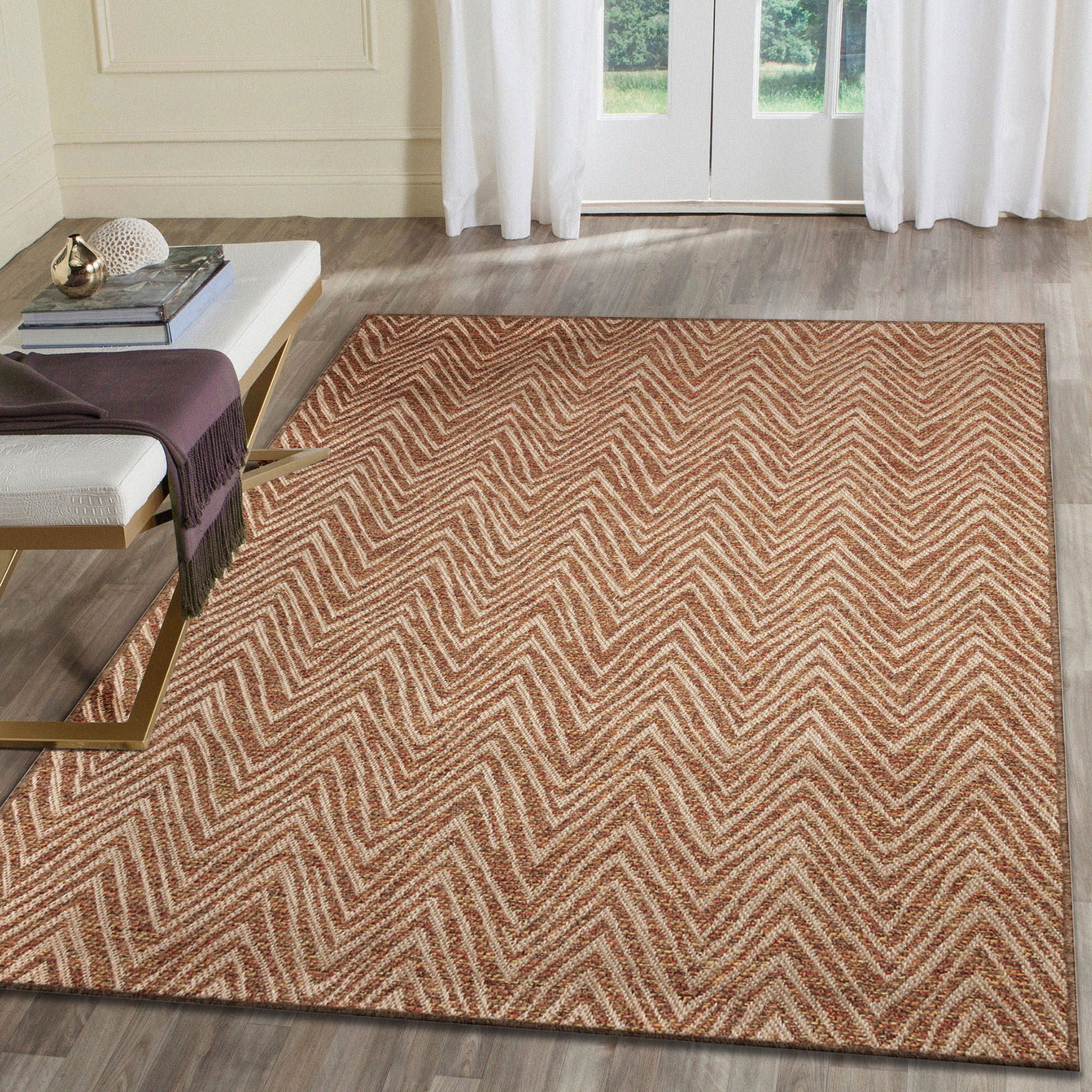Roma Mountains Indoor/Outdoor Area Rug Cool, , alternate image number 4