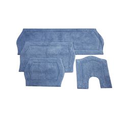 Waterford 4-Pc. Bath Rug Set Blue