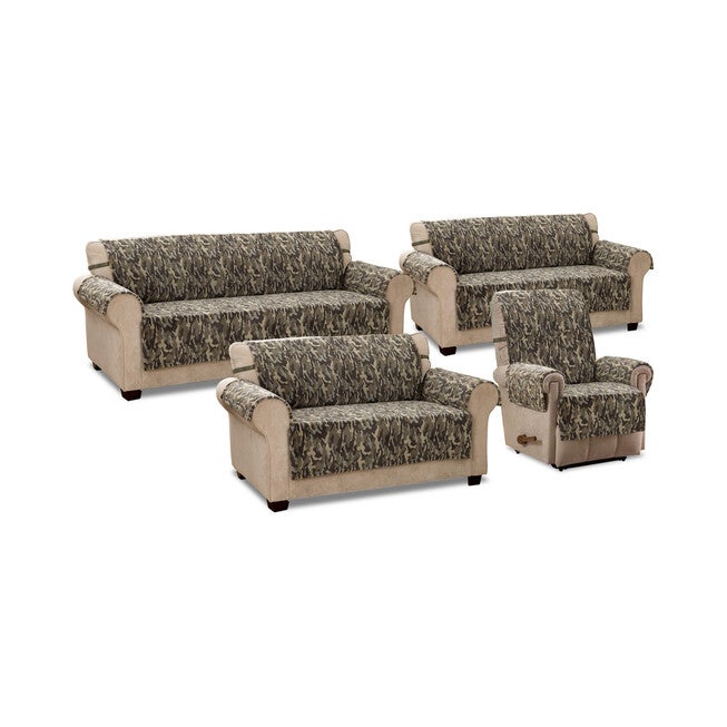 Camo Plush Recliner Furniture Cover, , alternate image number null