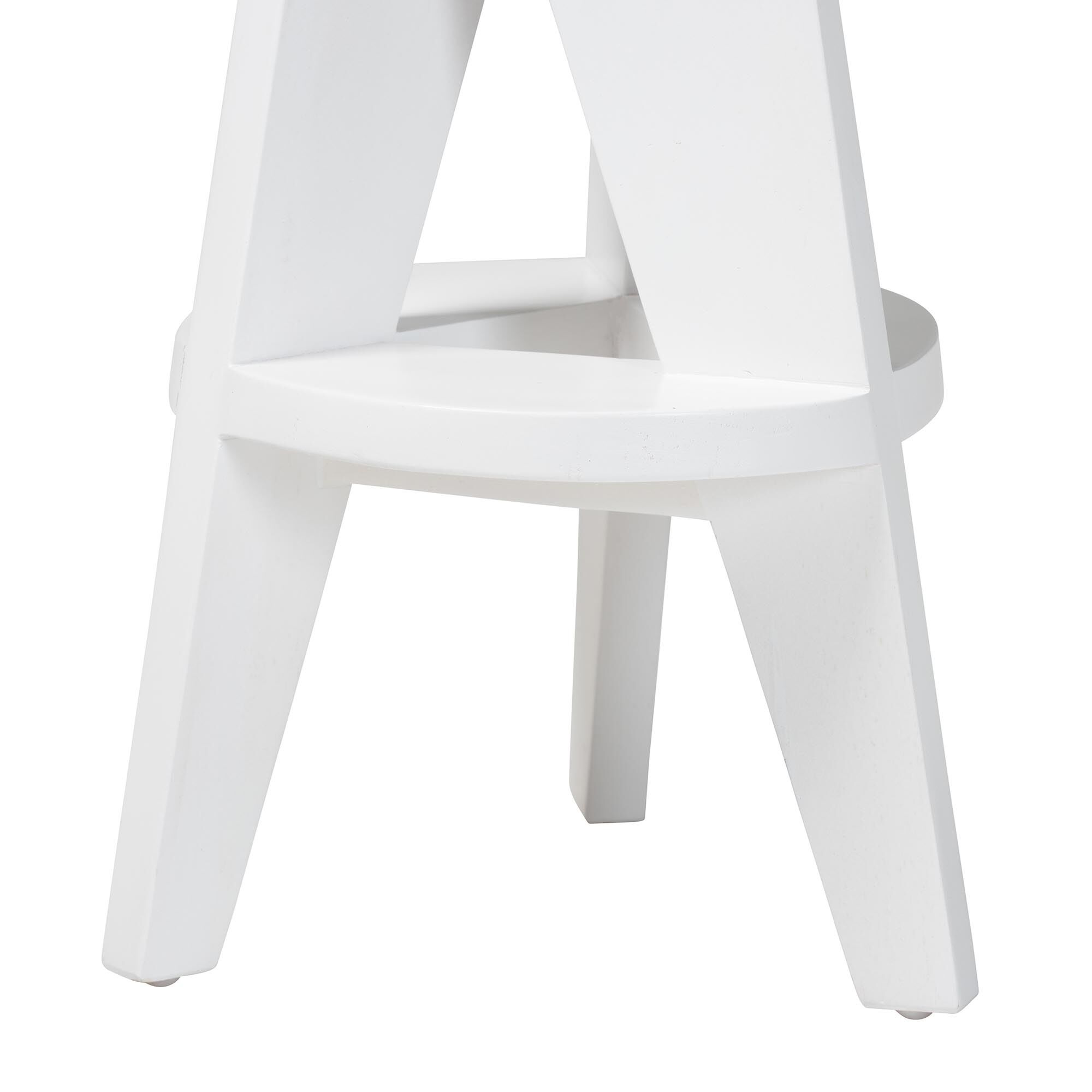 Roy Wood Counter Stool, WHITE, alternate image number 4