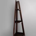 5-Shelf Corner Ladder Bookcase-Espresso, , alternate image number null