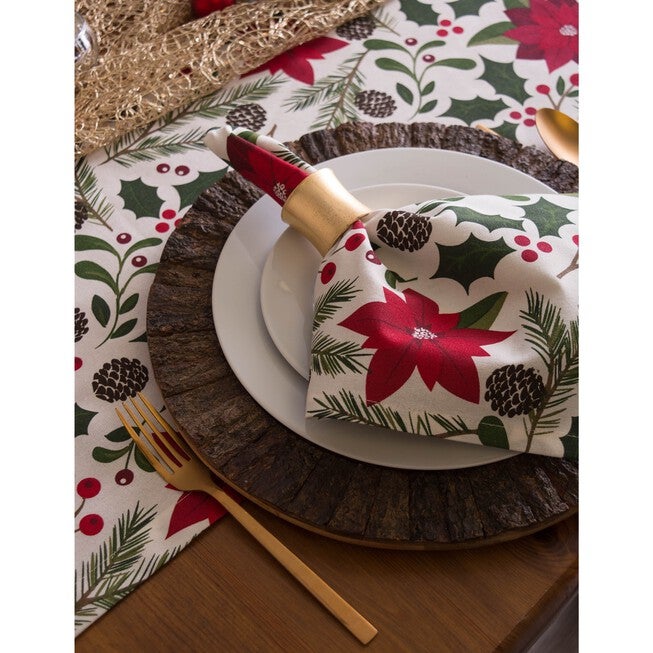 Woodland Christmas Table Runner, , alternate image number null