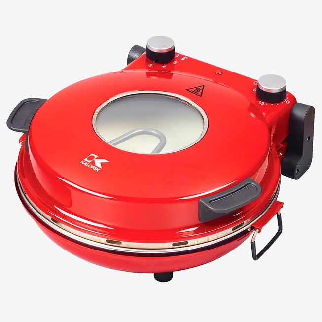 Kalorik Hot Stone Pizza Oven, RED, hi-res image number 0