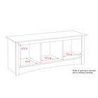 Simple Tri-Cubby Bench, , alternate image number null
