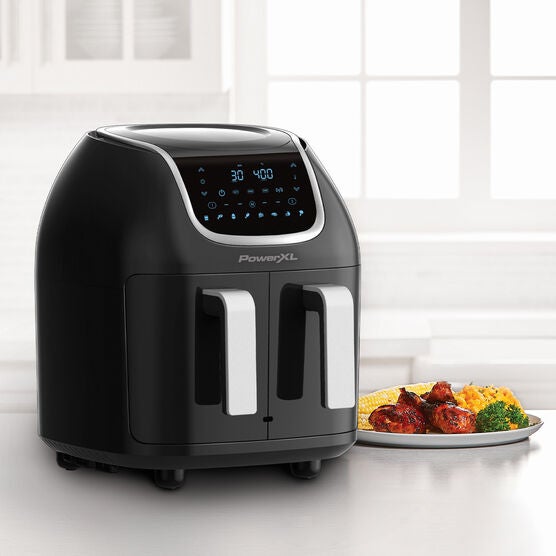 Power XL™ Vortex 9-Qt Dual Basket Air Fryer Pro, BLACK, hi-res image number null